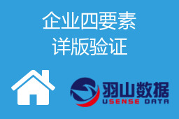 企业四要素详版验证