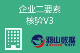 企业二要素核验V3