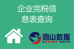 企业完税信息表查询